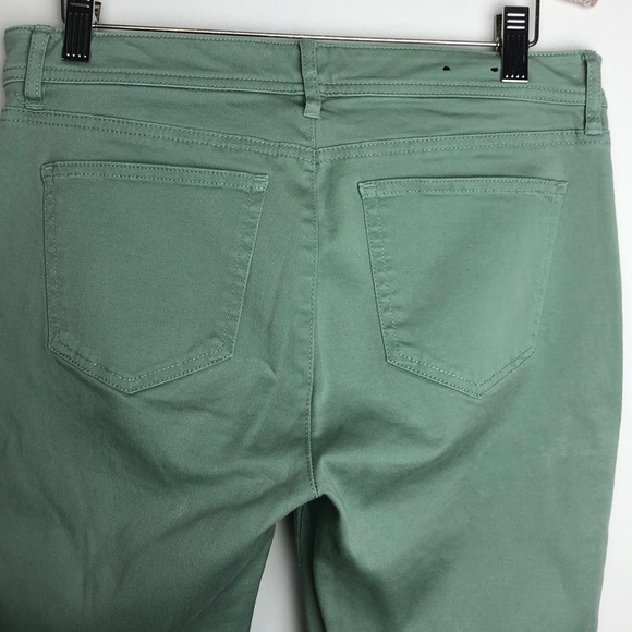 Chaps Sage Green Skinny Casual Ankle Pants Size 6 - Picture 6 of 6